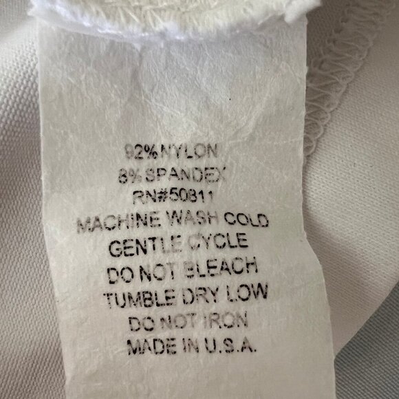 Anchor Blue White Spandex Halter Top - Picture 7 of 7